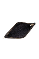 Woman Black Long Chain Strap Quilted Clutch Bag | Derimod