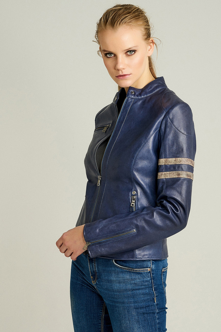 Stop Women's Leather Jacket