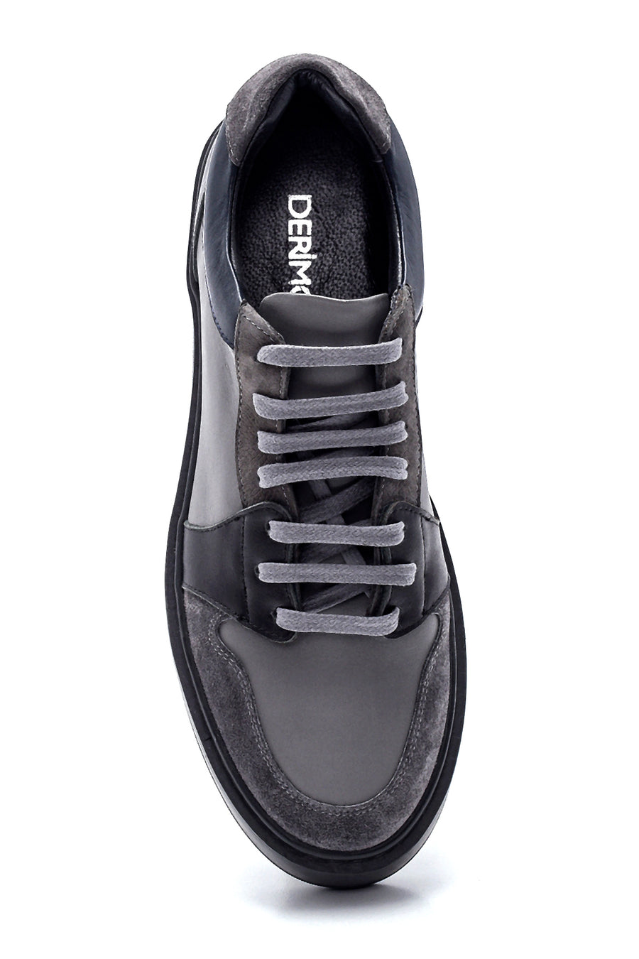 Erkek Deri Süet Detaylı Sneaker