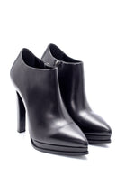 Women's Leather Heeled Boots | Derimod
