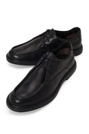 Male Black Lace-Up Leather Casual Shoes | Derimod