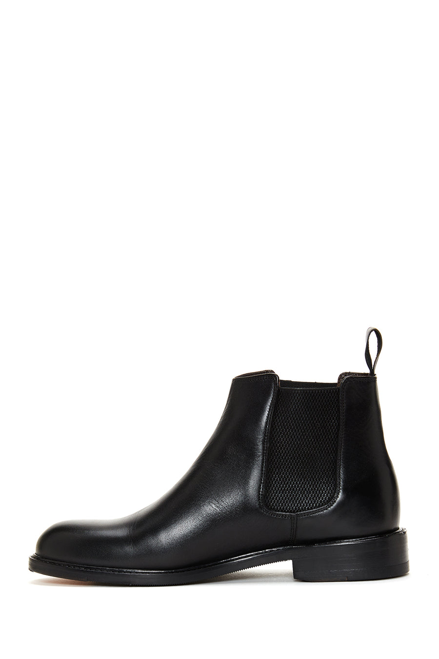 Men's Black Leather Chelsea Boots