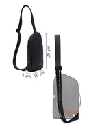 D-Pack Erkek Siyah Mini Kumaş Çapraz Çanta | Derimod