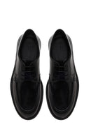 Male Black Lace-Up Leather Casual Shoes | Derimod