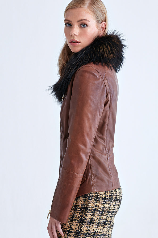 Cortina Women's Leather Jacket