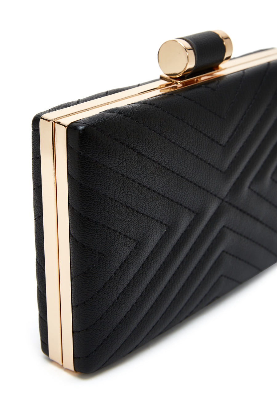 Women's Black Quilted Portfolio Bag