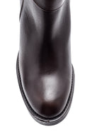 Women's Buckle Detailed Heeled Boots | Derimod