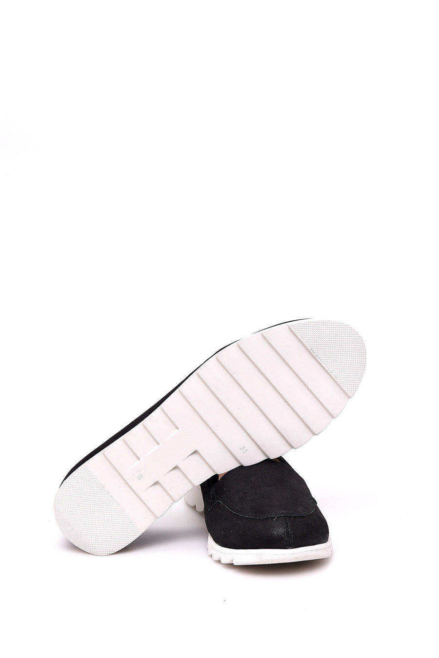Women's Leather Shiny Ballerinas