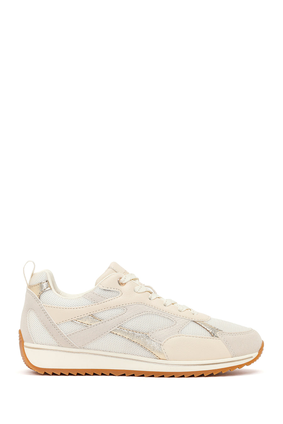 Kadın Bej Bağcıklı Sneaker 26PFE457514 | Derimod