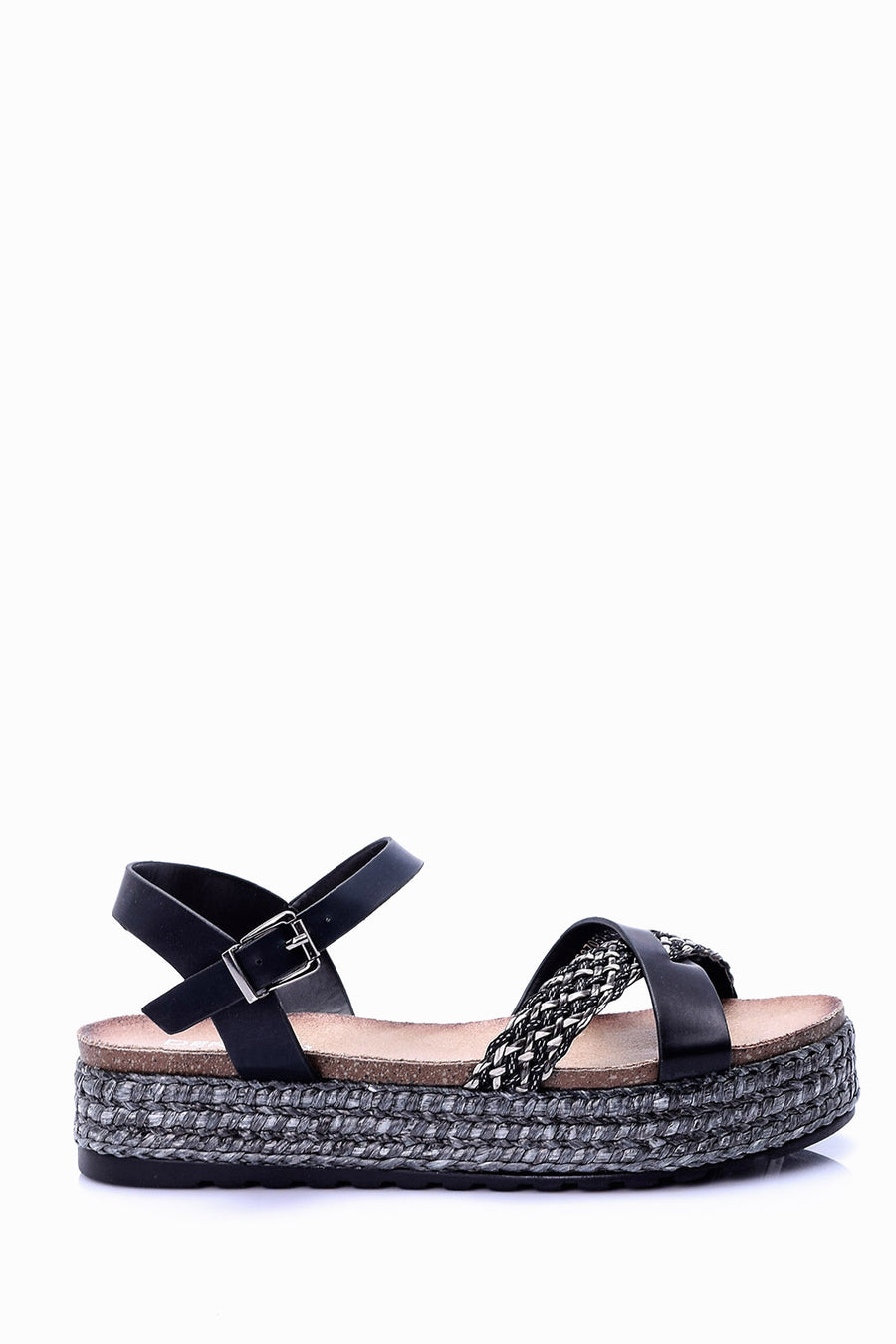 Women's Straw Detailed Sandals 19SFE270514 | Derimod