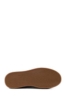 Male Brown Thick-Soled Suede Leather Sneaker | Derimod
