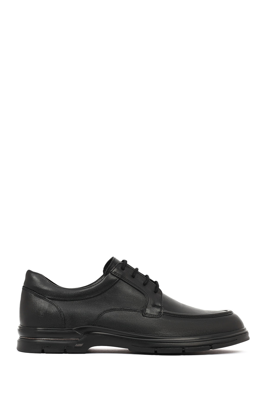 Men's Black Lace-up Leather Casual Shoes 25WFD751218 | Derimod