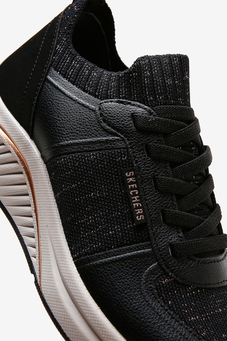 Skechers Kadın Siyah Arch Fit S-Miles-Miglio Marca Sneaker