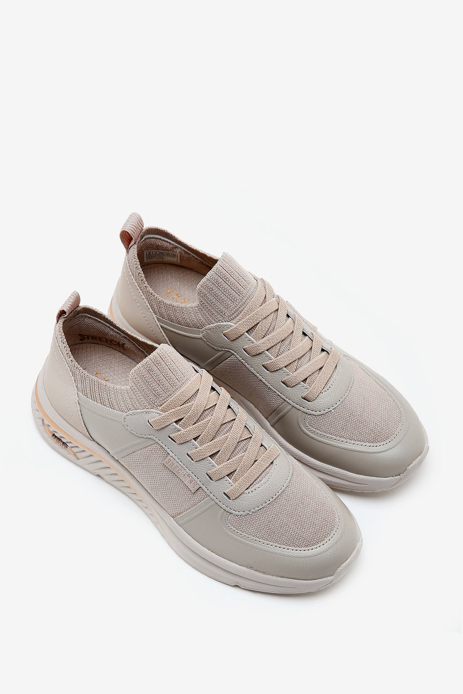 Skechers Kadın Bej Arch Fit S-Miles-Miglio Marca Sneaker