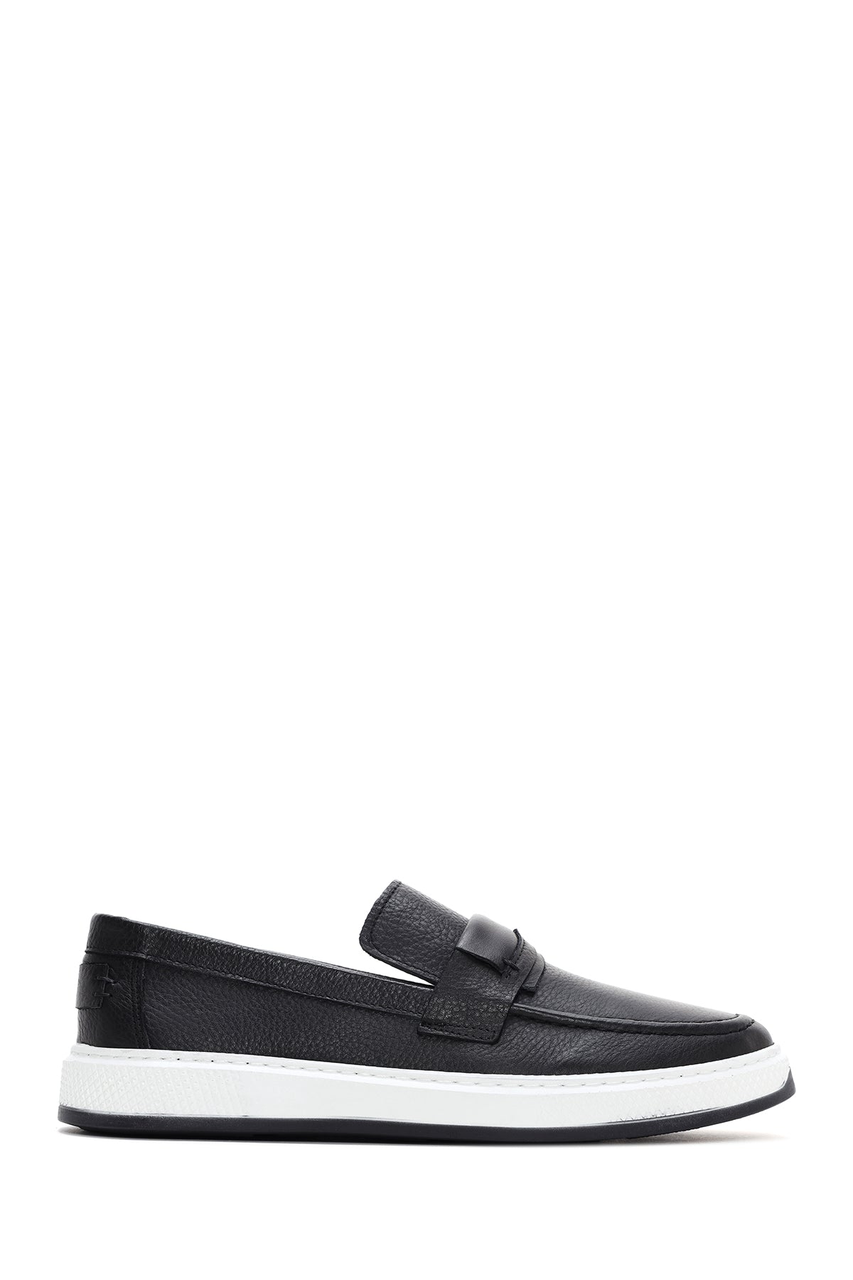 Erkek Siyah Deri Casual Loafer 24SFD6802FT | Derimod