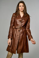 New Modesta Women's Leather Jacket | Derimod