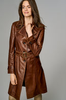 New Modesta Women's Leather Jacket | Derimod