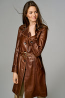 New Modesta Women's Leather Jacket | Derimod