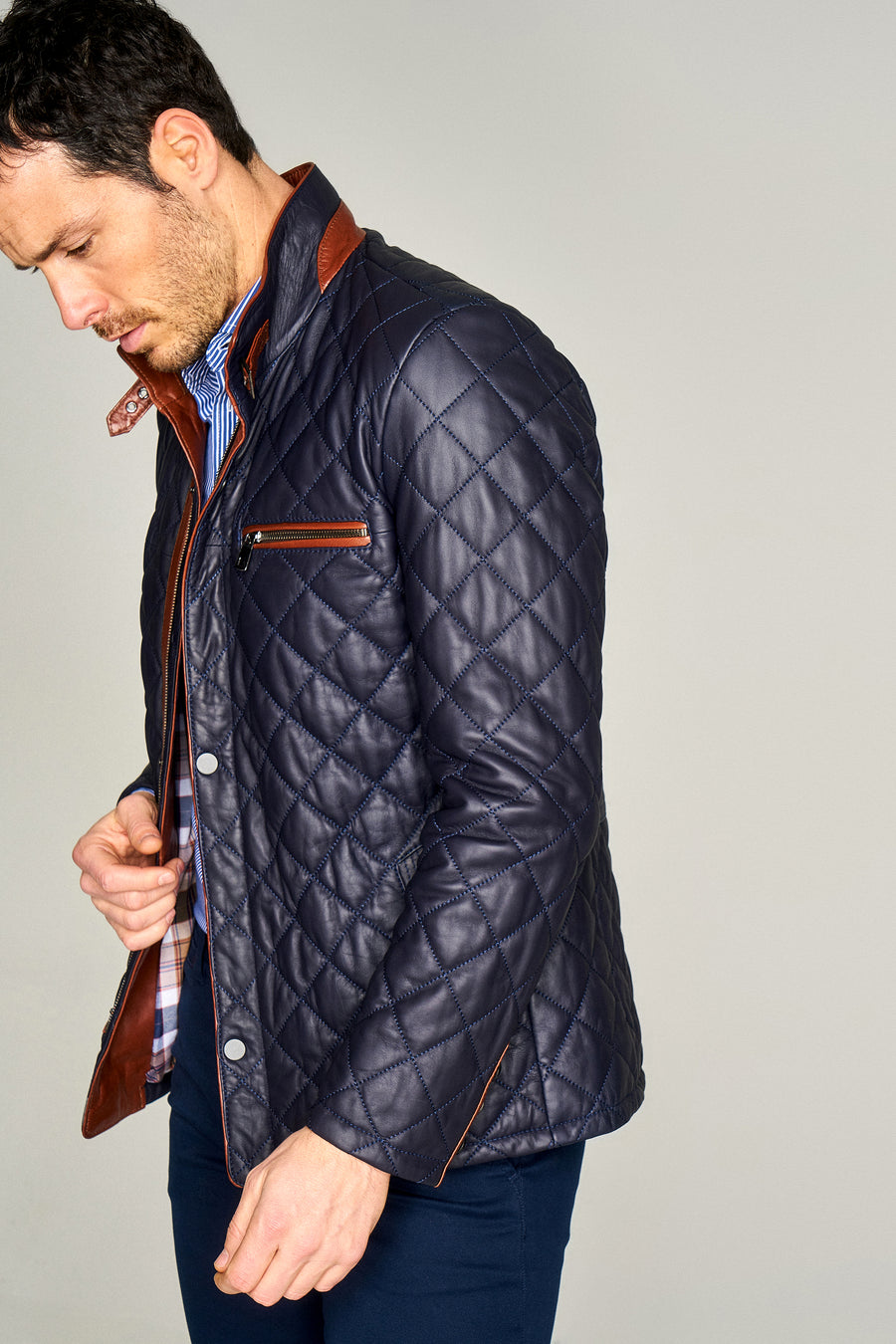 Rivolli Men's Leather Jacket
