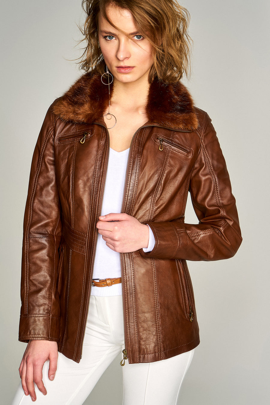 Mira Women's Leather Jacket