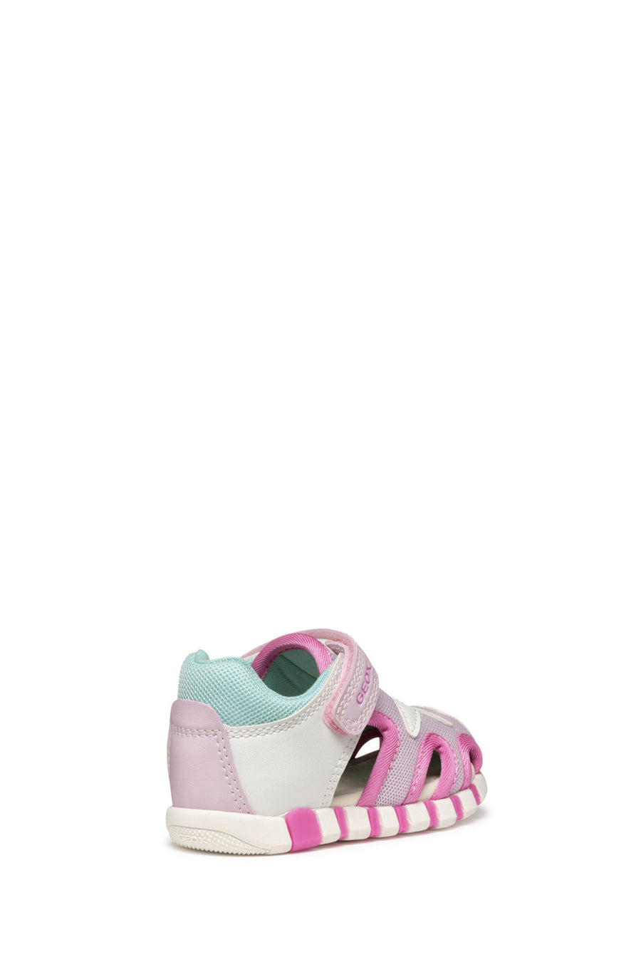 Geox Baby Girl White B Sandal Iupidoo A - Synth + Mesh Strappy Fabric Sandal