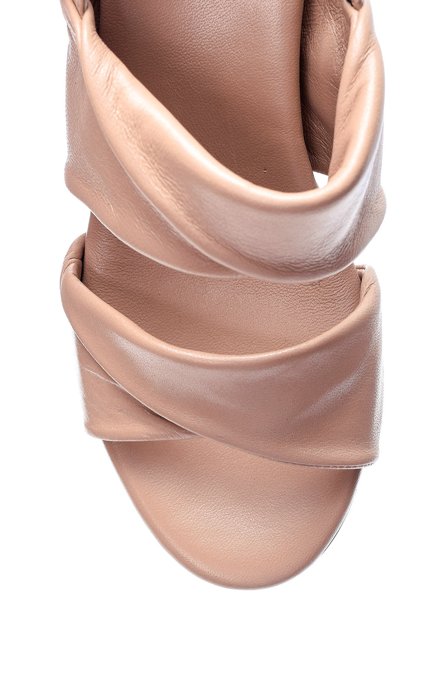Women's Wedge Heeled Leather Sandals