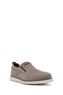 Men's Mink Nubuck Leather Casual Loafer | Derimod