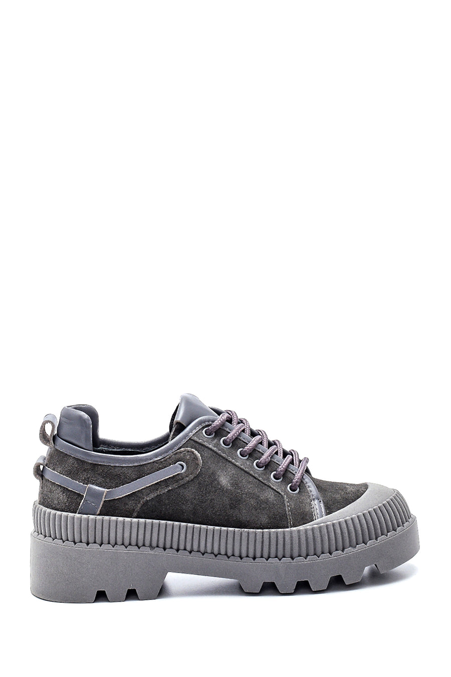 Women's Leather Thick Soled Shoes 21WFD130914 | Derimod