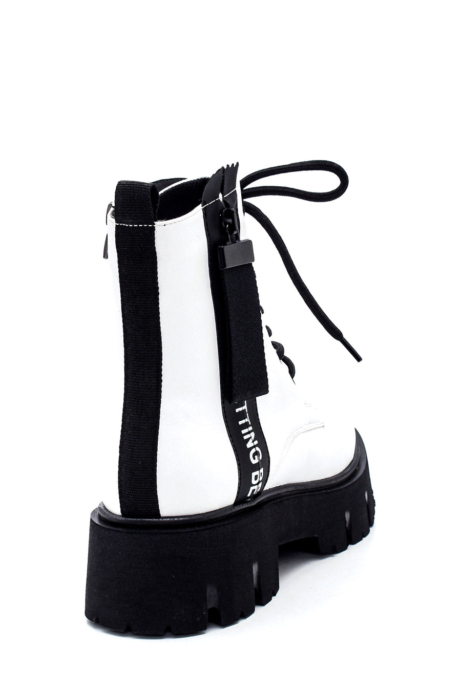 Women's Thick Soled Zippered Boots