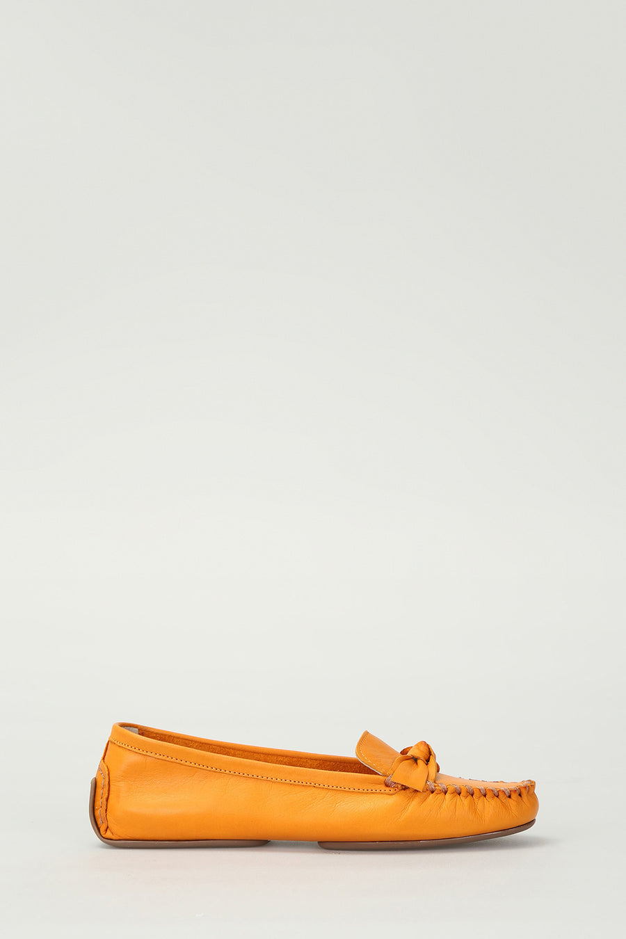 Yellow Women's Leather Loafer