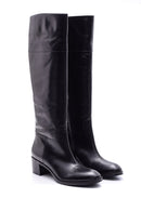 Women's Heeled Leather Boots | Derimod