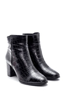 Women's Crocodile Heeled Boots | Derimod
