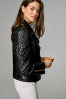 Kayra Women's Leather Jacket | Derimod