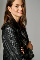 Kayra Women's Leather Jacket | Derimod