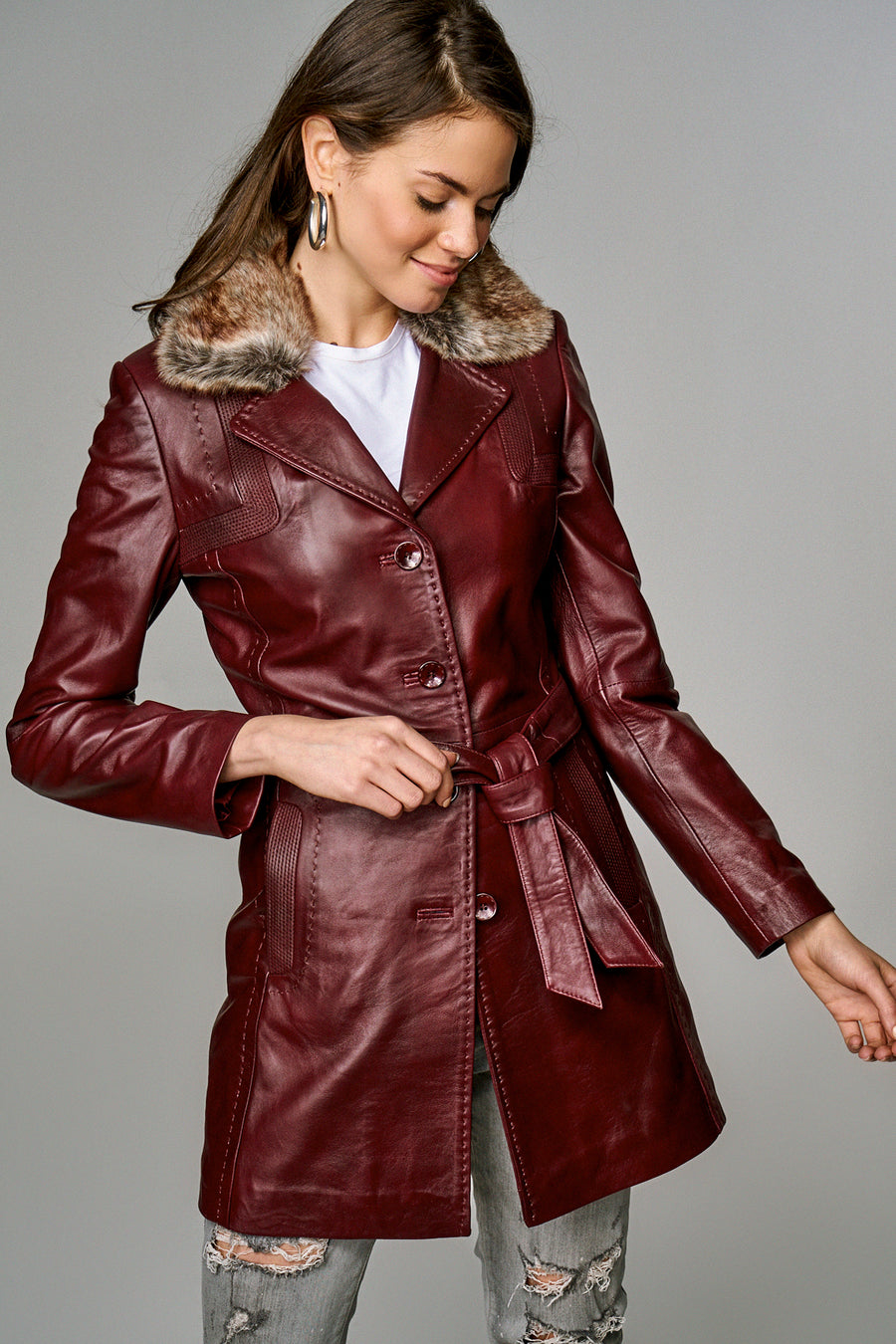 Mathilda Women's Leather Jacket