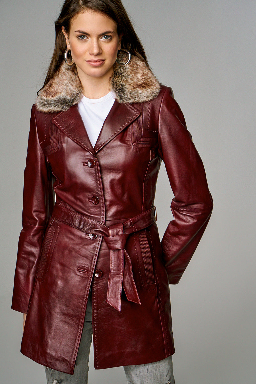 Mathilda Women's Leather Jacket