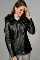 Veronica Women's Leather Jacket | Derimod