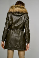 Whitney Women's Leather Jacket | Derimod