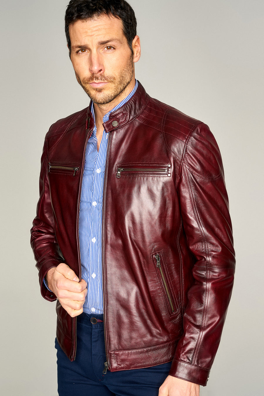 MAXIM MEN'S LEATHER JACKET
