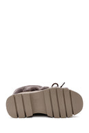 Women's Mink Thick-Soled Plush Detailed Boots | Derimod