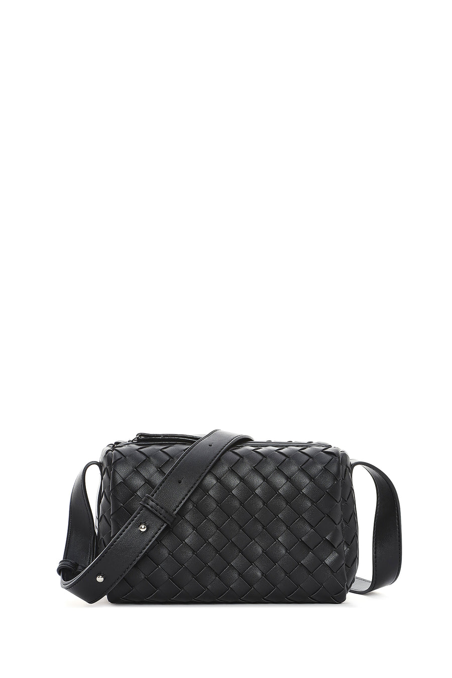 Women's Black Braided Crossbody Bag 25SBD293129 | Derimod