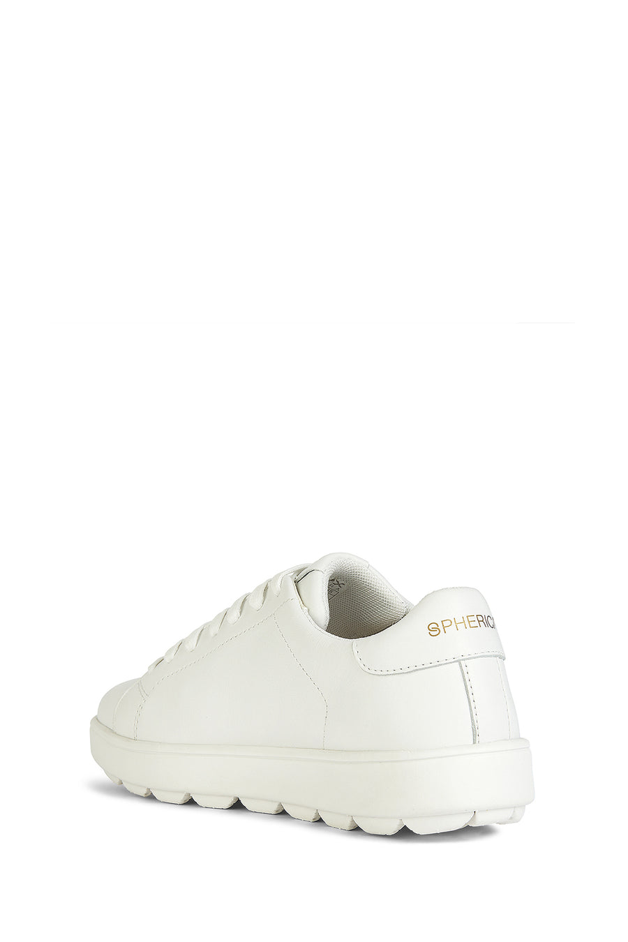 Geox Kadın Beyaz Bağcıklı  Spherica Ecub Deri Sneaker