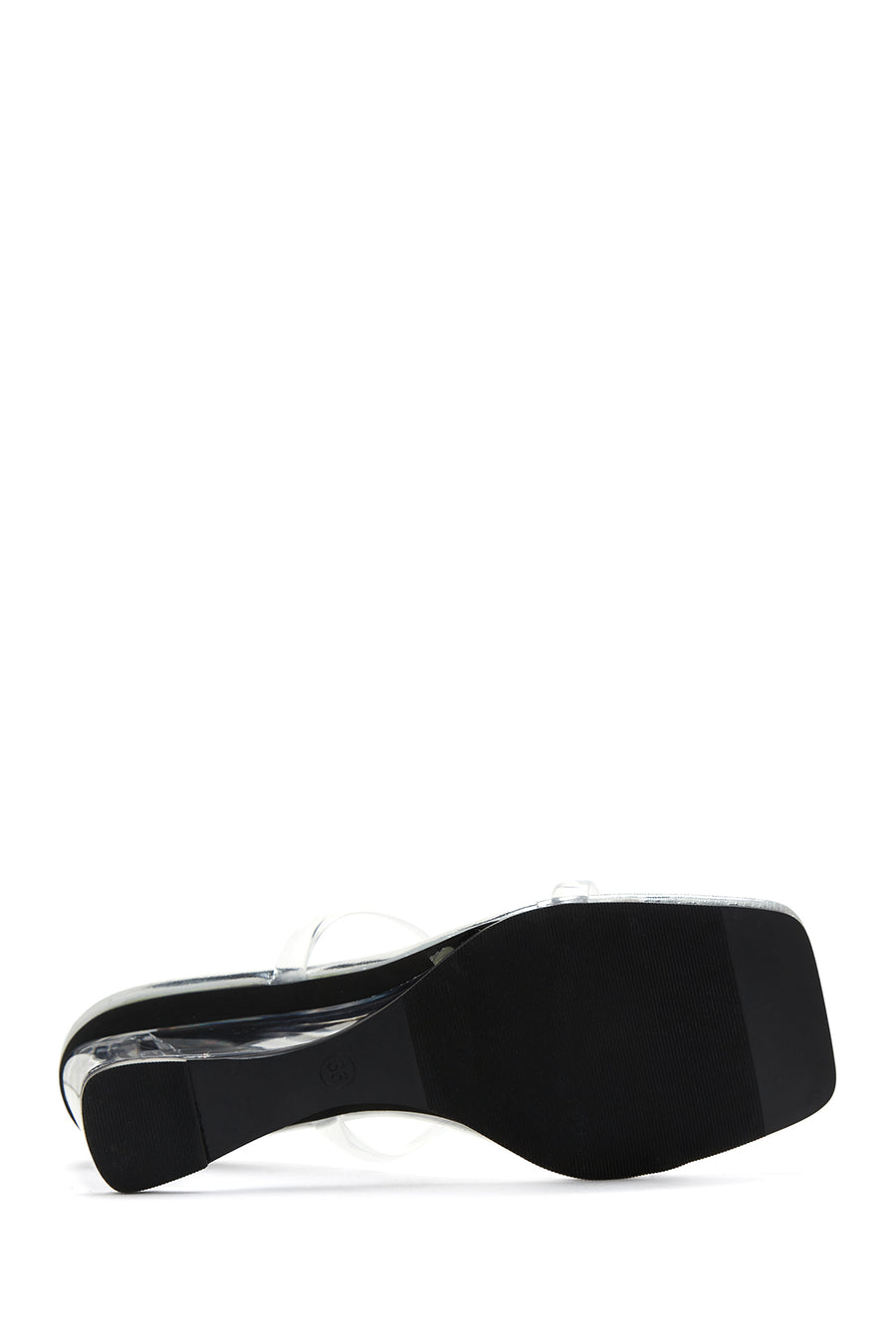 Women's Transparent Heeled Slippers
