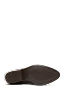 Woman Mink Suede Leather Cowboy Boots | Derimod