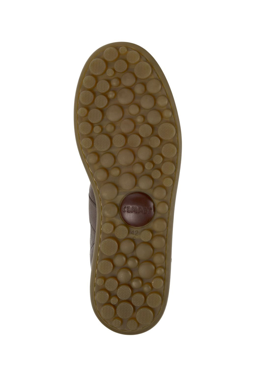 Camper Erkek Kahverengi Pelotas Ariel Deri Sneaker