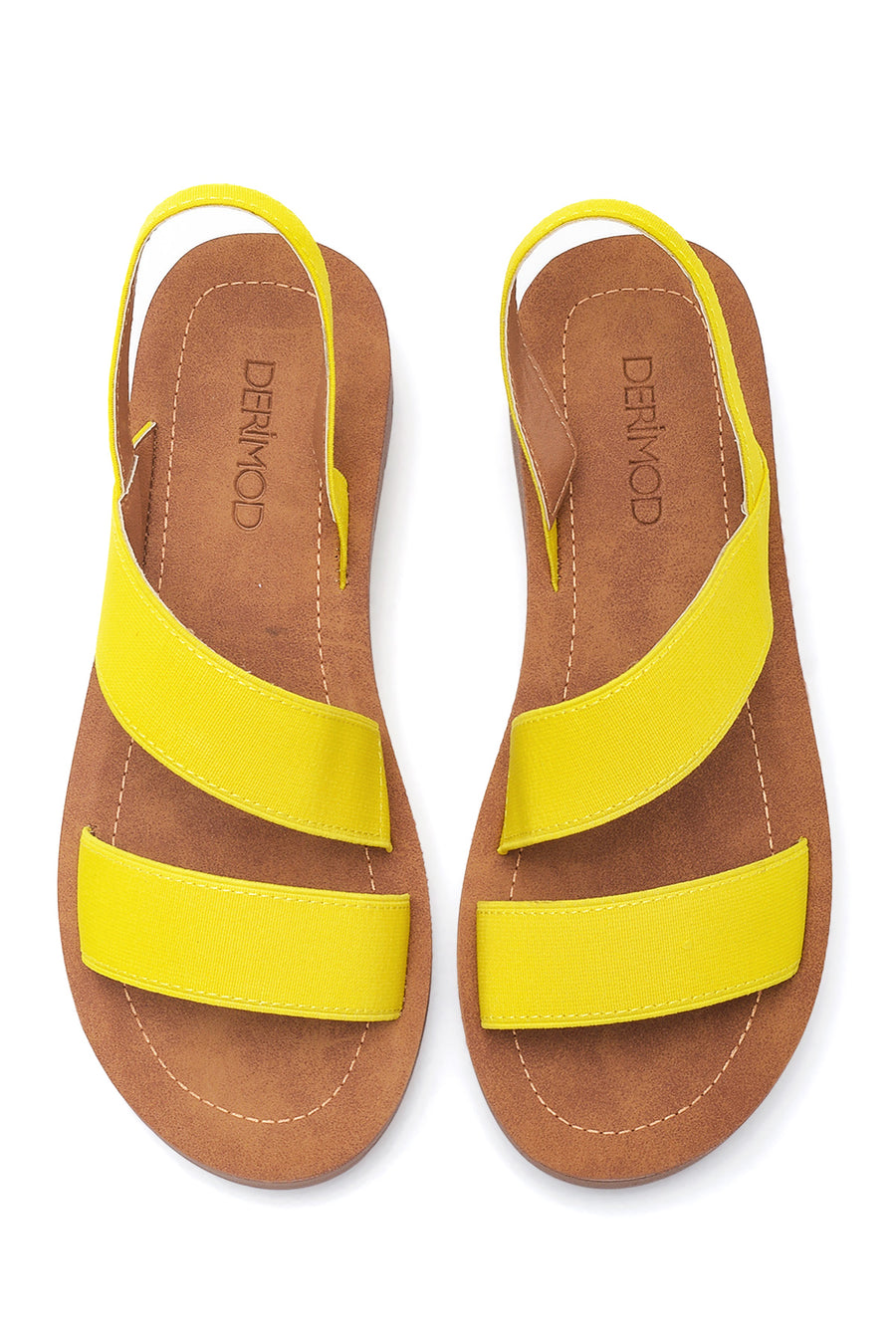 Women's Yellow Casual Flat Sandals
