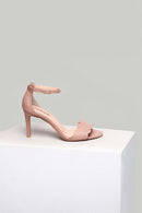 Ankle Strap Women's Heeled Leather Sandals | Derimod