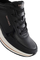 Skechers Kadın Siyah Fine Shine Kalın Tabanlı Sneaker | Derimod
