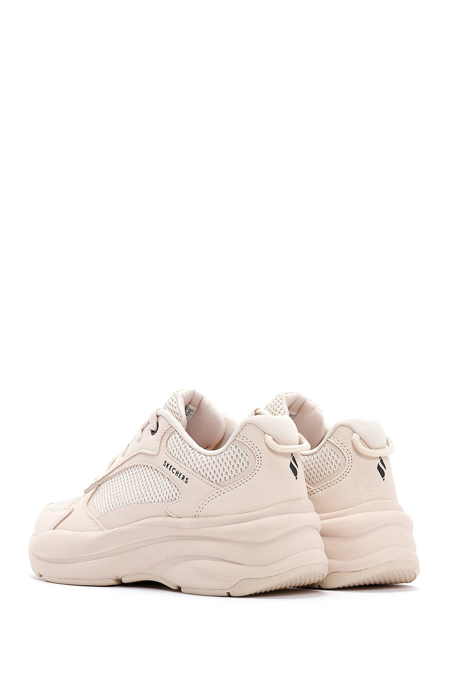 Skechers Women's Beige Street Twisterz - Lighten Up Thick Soled Sneaker