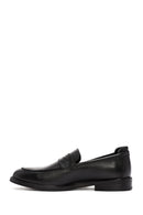 Men's Black Leather Classic Loafer | Derimod